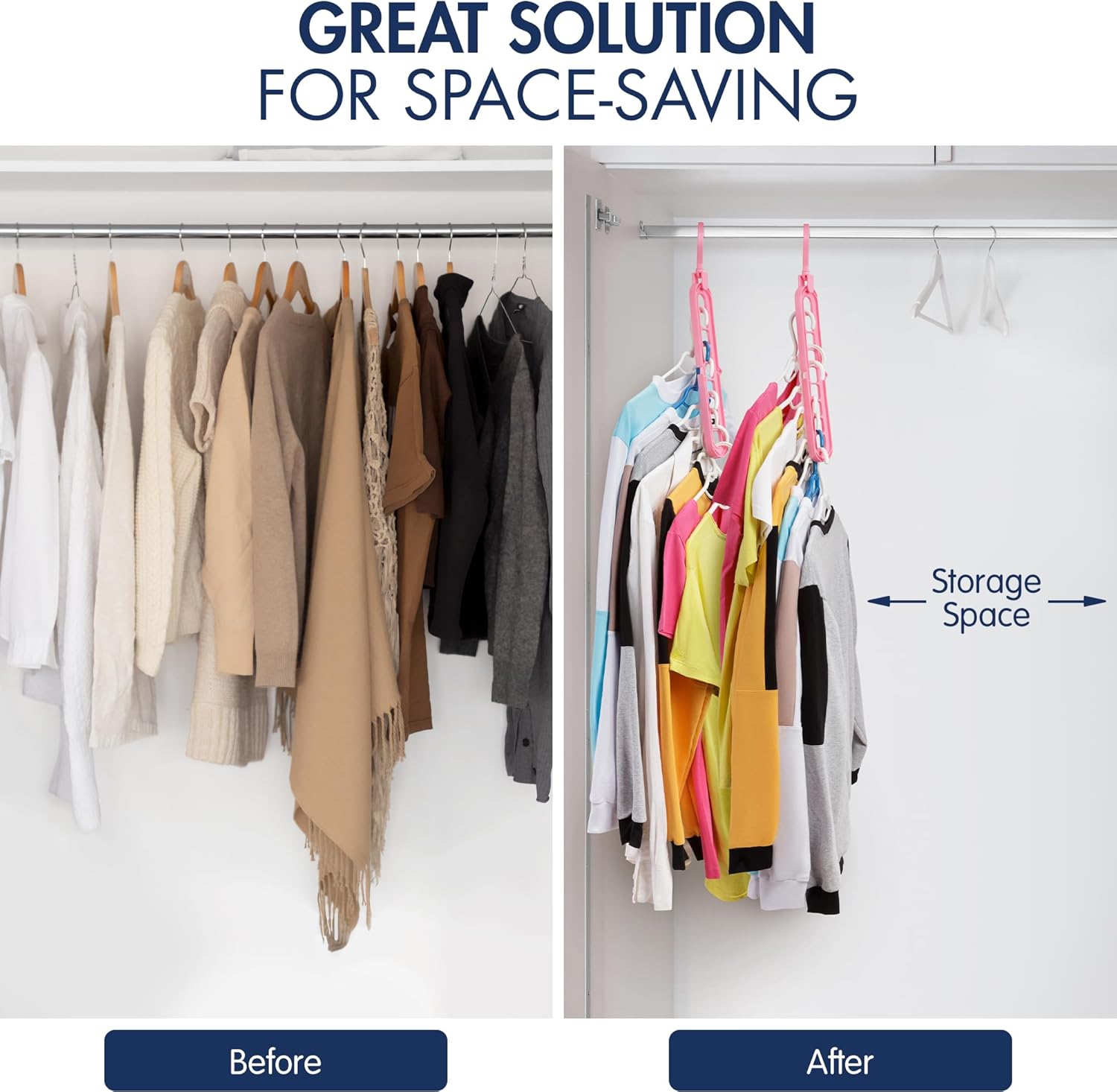 Aurece – SmartSpace Cascading Closet Organizer Hanger Pro