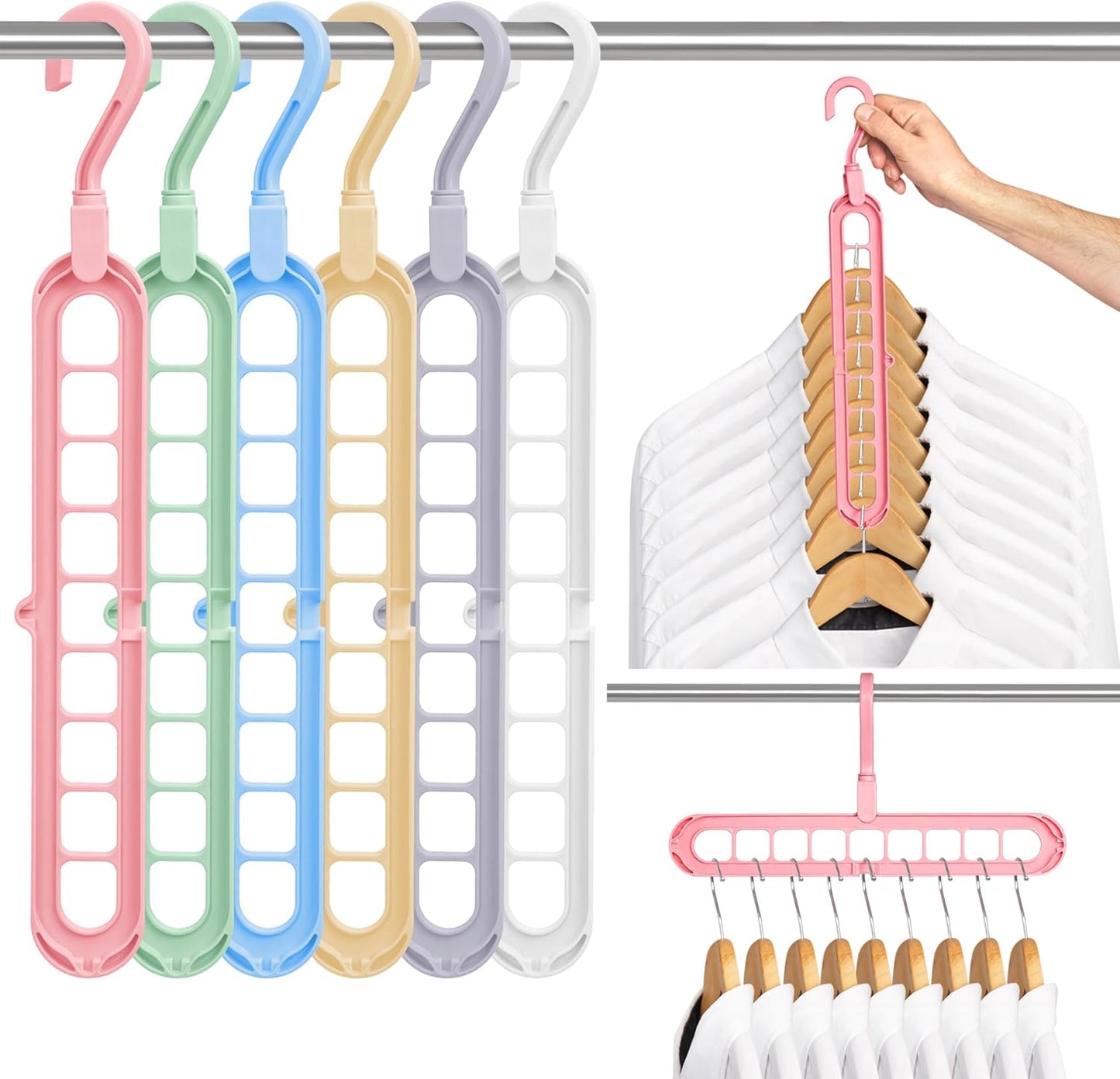 Aurece – SmartSpace Cascading Closet Organizer Hanger Pro