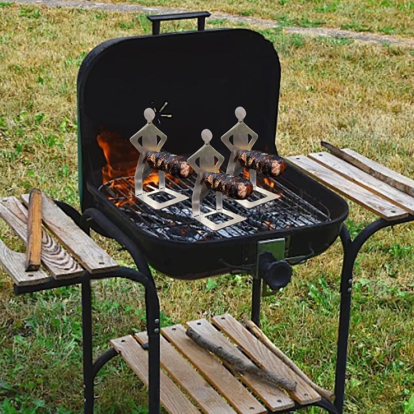 Aurece – Stainless Steel Hot Dog Holder GrillMate Pro