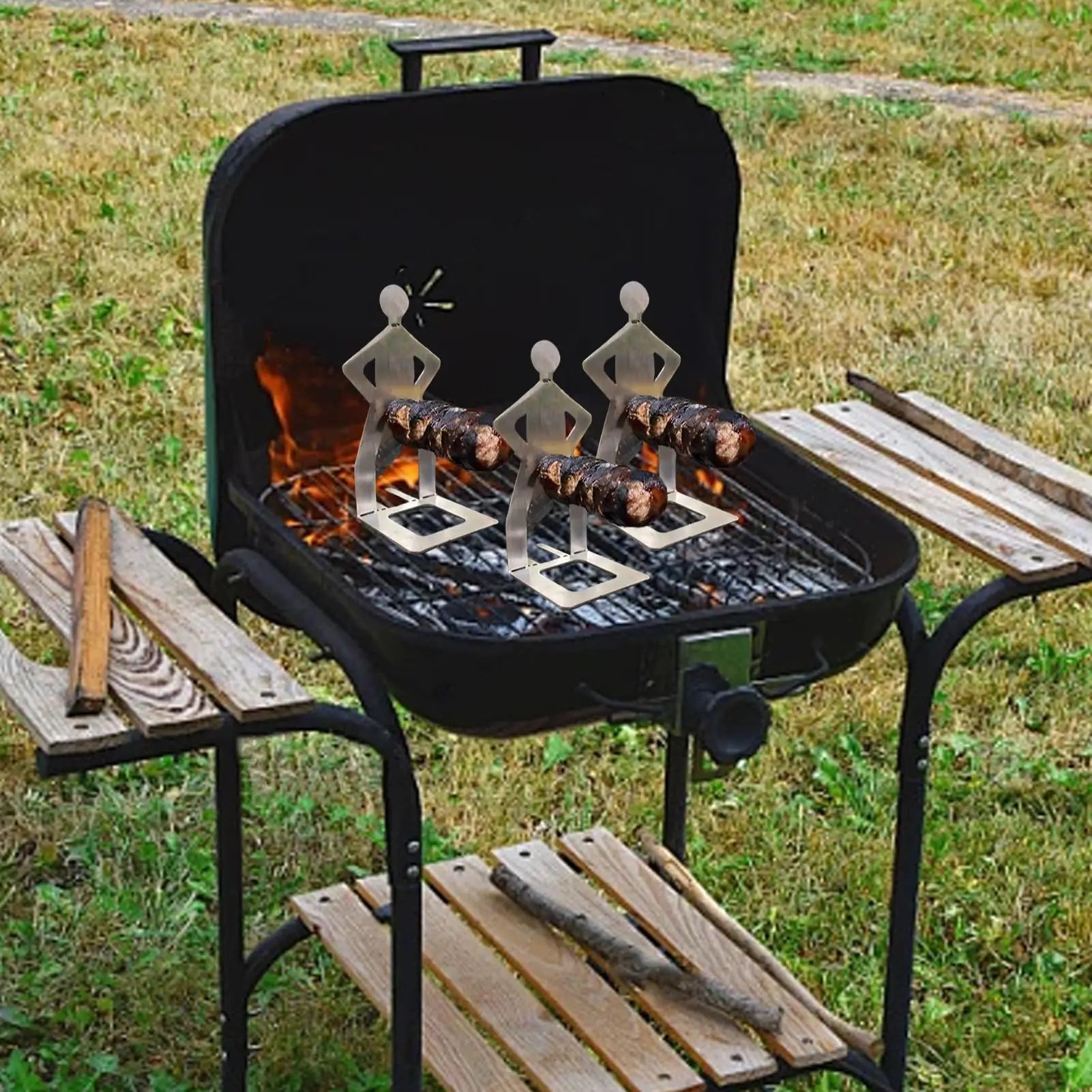 Aurece – Stainless Steel Hot Dog Holder GrillMate Pro