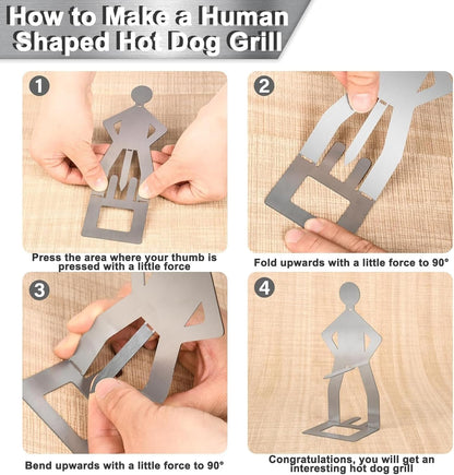Aurece – Stainless Steel Hot Dog Holder GrillMate Pro