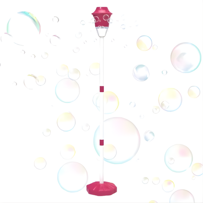 Automatic sunflower Bubble Gun Electric Street Lamp Soap Bubble Machine Maker Outdoor Games for for Wedding Birthday Party Toys