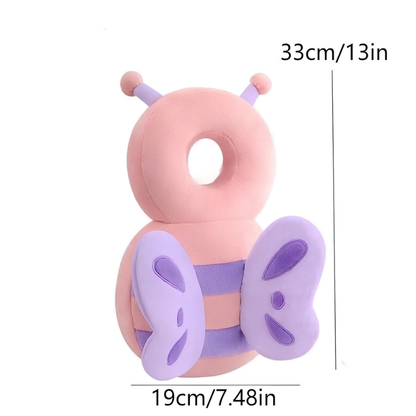 Baby Anti-Fall Head Protection Pillow Children's Protective Toddler Anti-Collision Hat Cute Turtle & Butterfly Toy Pillow