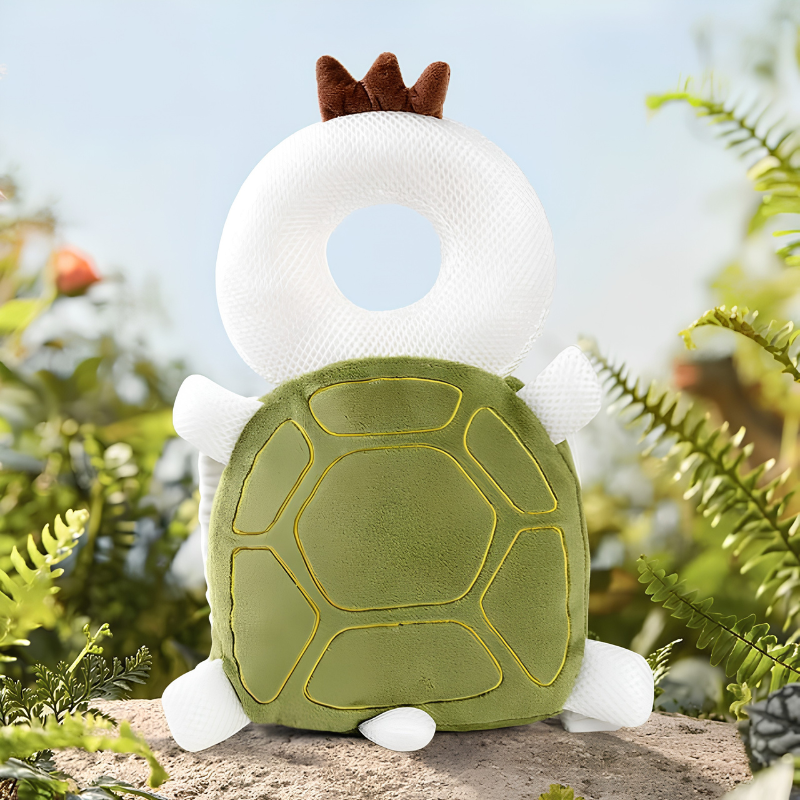 Baby Anti-Fall Head Protection Pillow Children's Protective Toddler Anti-Collision Hat Cute Turtle & Butterfly Toy Pillow
