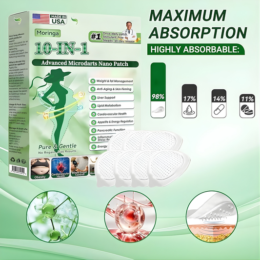 Berberine Moringa Weight Loss Patches – 10-in-1