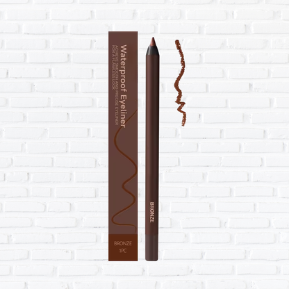 Brown Eyeliner Pencil Waterproof Sweatproof Long Lasting Easy to Color Smooth Soft Gel Eyeliner Pencil Eye Makeup Set