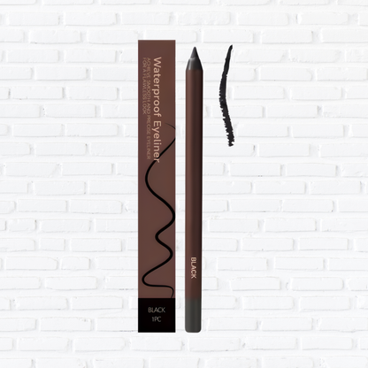 Brown Eyeliner Pencil Waterproof Sweatproof Long Lasting Easy to Color Smooth Soft Gel Eyeliner Pencil Eye Makeup Set