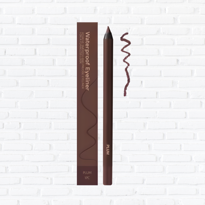 Brown Eyeliner Pencil Waterproof Sweatproof Long Lasting Easy to Color Smooth Soft Gel Eyeliner Pencil Eye Makeup Set