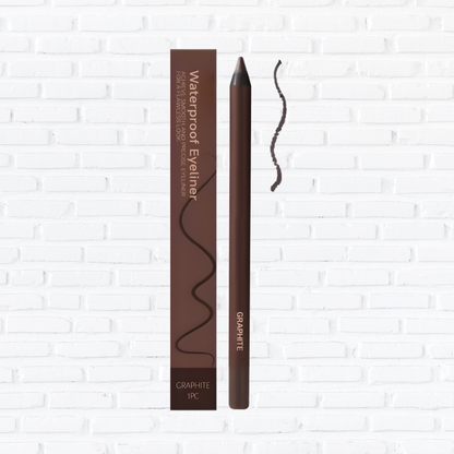 Brown Eyeliner Pencil Waterproof Sweatproof Long Lasting Easy to Color Smooth Soft Gel Eyeliner Pencil Eye Makeup Set
