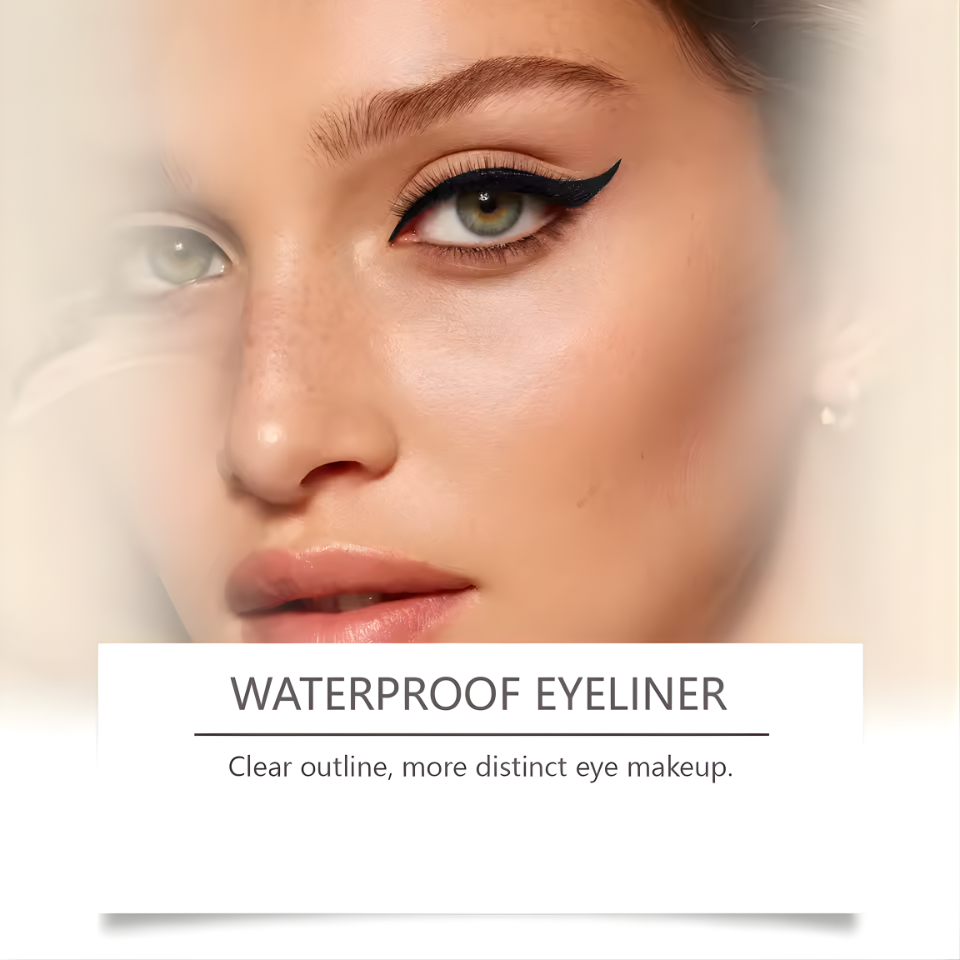 Brown Eyeliner Pencil Waterproof Sweatproof Long Lasting Easy to Color Smooth Soft Gel Eyeliner Pencil Eye Makeup Set