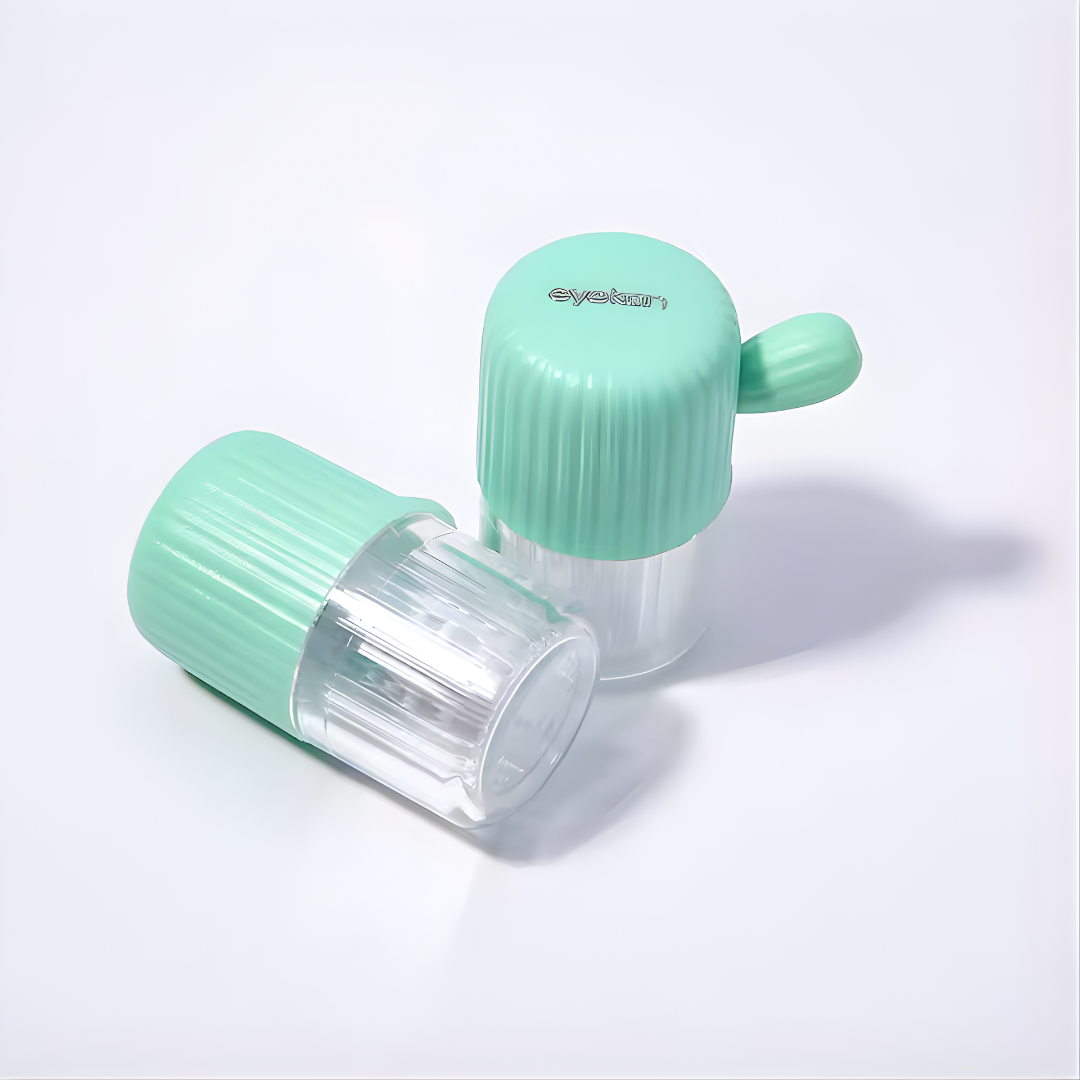 
Cactus Contact Lens Cleaner Portable Manual Cleaning Cosmetic Contact Box Travel Contact Lens Case