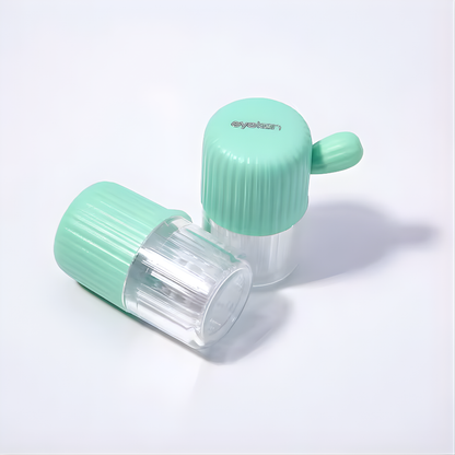 
Cactus Contact Lens Cleaner Portable Manual Cleaning Cosmetic Contact Box Travel Contact Lens Case