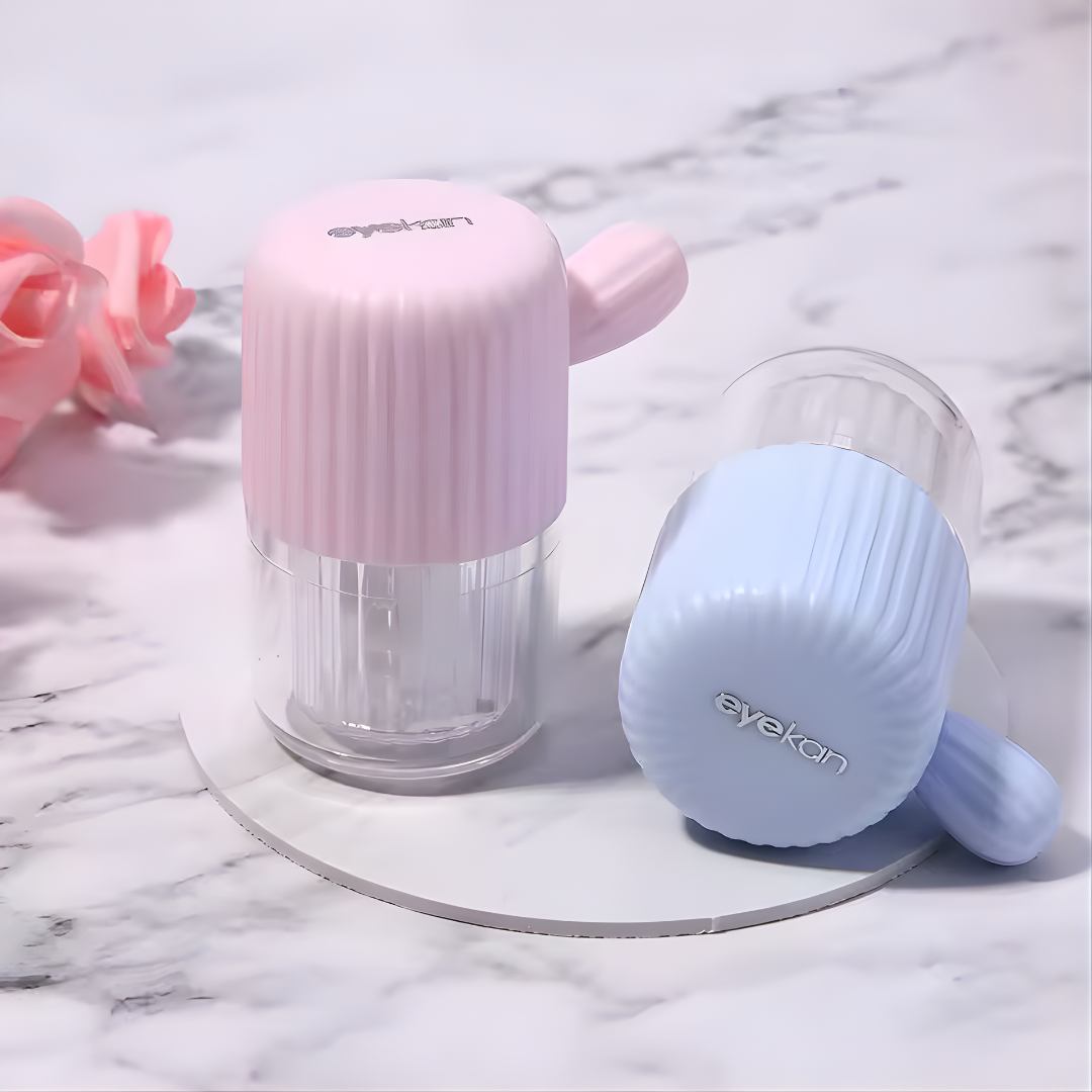 
Cactus Contact Lens Cleaner Portable Manual Cleaning Cosmetic Contact Box Travel Contact Lens Case