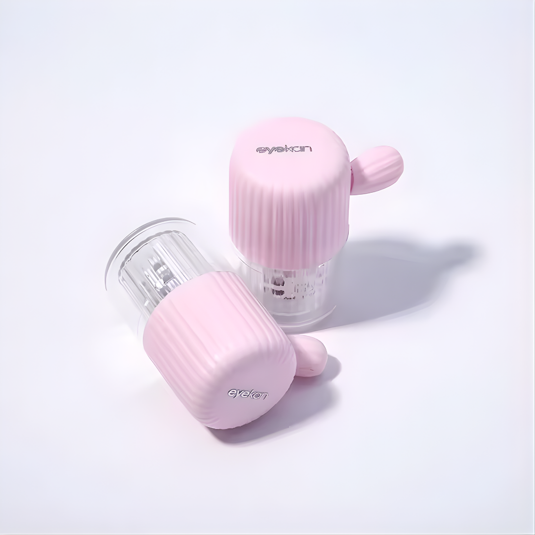 
Cactus Contact Lens Cleaner Portable Manual Cleaning Cosmetic Contact Box Travel Contact Lens Case
