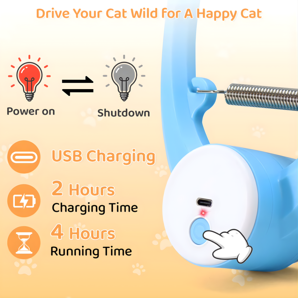 Cat Toys Electric Door Hanging Cat Toy Interactive Cat Toy USB Rechargeable Self Play Toy Retractable Kitten Toys
