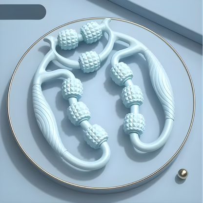 Cellulite & Lymphatic Massage Roller Fascia Stick for Legs Thighs Calf Deep Tissue Pain Relief Body Sculpting, Athlete Recovery