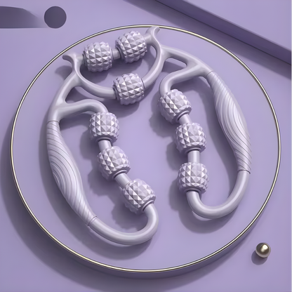 Cellulite & Lymphatic Massage Roller Fascia Stick for Legs Thighs Calf Deep Tissue Pain Relief Body Sculpting, Athlete Recovery