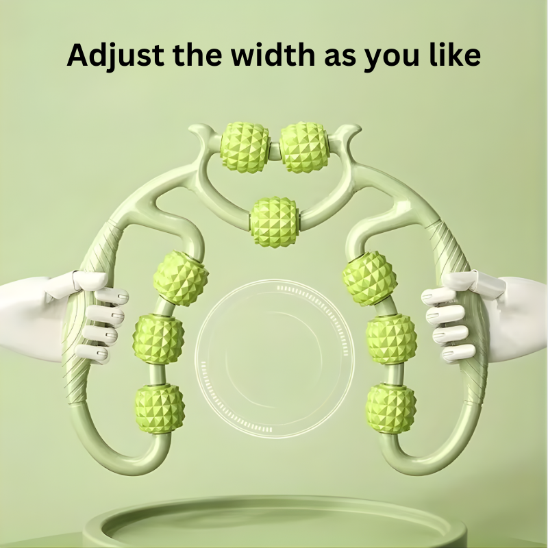 Cellulite & Lymphatic Massage Roller Fascia Stick for Legs Thighs Calf Deep Tissue Pain Relief Body Sculpting, Athlete Recovery