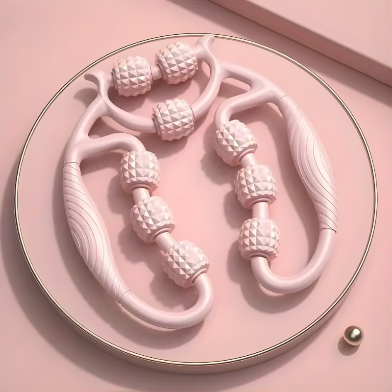 Cellulite & Lymphatic Massage Roller Fascia Stick for Legs Thighs Calf Deep Tissue Pain Relief Body Sculpting, Athlete Recovery