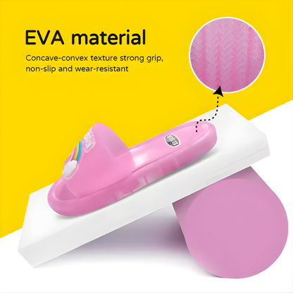 Children‘s Boys Girl Slippers Cartoon Unicorn Animals Prints Shoes Lighted Fashion Cute Shoes Bathroom Kids Toddler Slippers