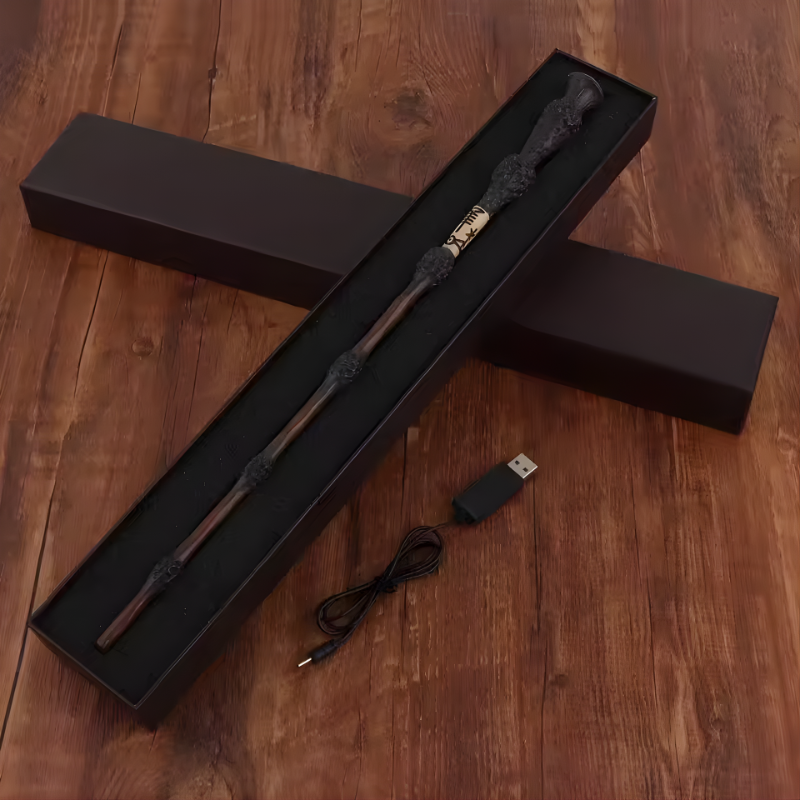 Professional Cosplay Electronic Fire Flasher Magic Wands Magic Trick Flame Lighter Device Props Magicians Accessories Magia Game