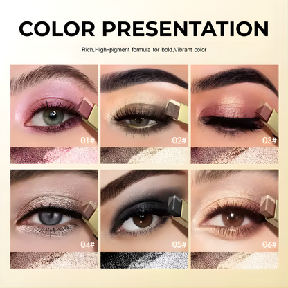 Double Color Eyeshadow Stick Glitter Highlight Shadow Stick Eye Makeup Waterproof Lasting Shimmer Metallic Eyeshadow Makeup