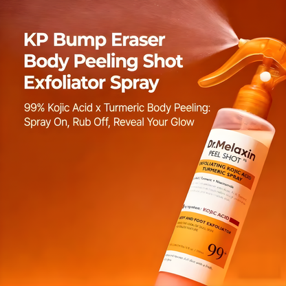 Dr. Melaxin Peel Shot Kojic Acid Turmeric Spray Curcumin Gentle Exfoliating Improve Dullness Moisturizing Nourishing Skin Care