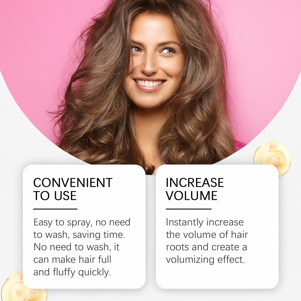 Dry Hair Shampoo Spray Instantly Fresh Fluffy Volumizing Hair Dry Shampoo Volumizing Oil Contro No-Wash Hair Spray Hair Care