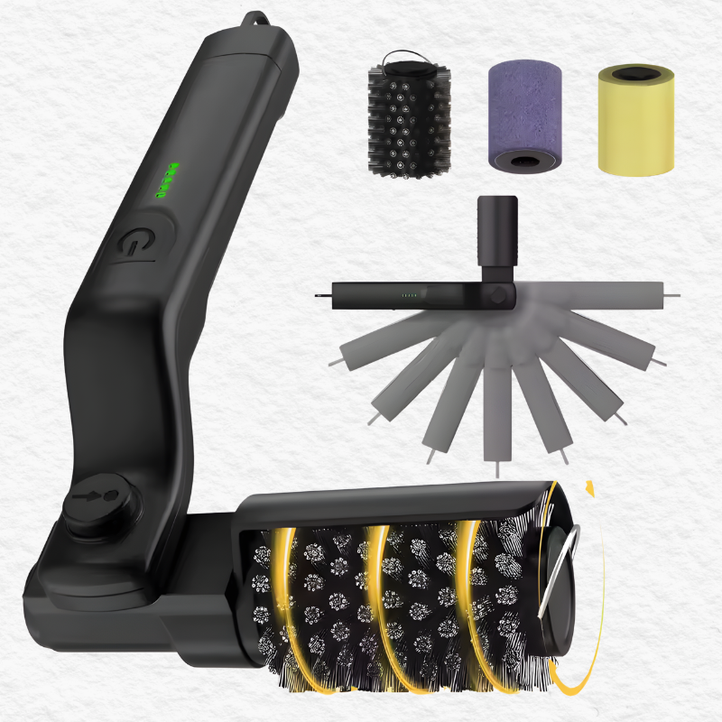 Electric Grill Cleaning Brush Rotary BBQ Cleaner Tool 3-Speed 2600mAh Cordless Rechargeable Adjustable Angle Gifts for Men/Dad