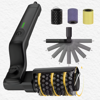 Electric Grill Cleaning Brush Rotary BBQ Cleaner Tool 3-Speed 2600mAh Cordless Rechargeable Adjustable Angle Gifts for Men/Dad