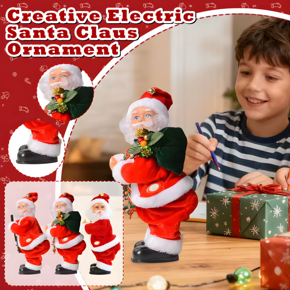 ElectricSantaClausTwerkingElderlyButtockShakingXmasFigurineDollDancingChristmasMusicForChristmasDecor_7