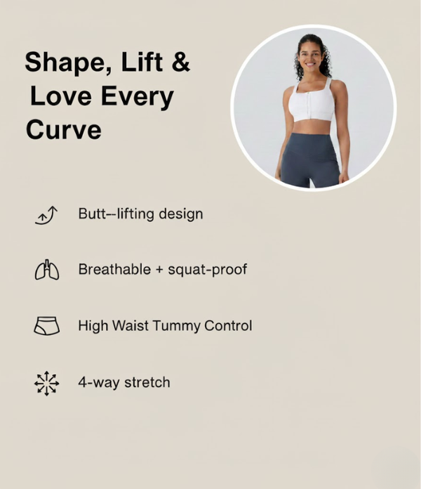 Seamless High Waist Sports Pants, Peach Hip Lift Back, V-Fold, Fitness Pants