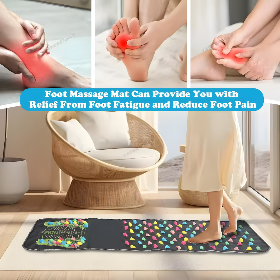 Fingerpressure Board Foot Foot Massage Pad Health Walk Foot Pressure Board Foot Massage Pad Relief Pain Relax Massage Pad