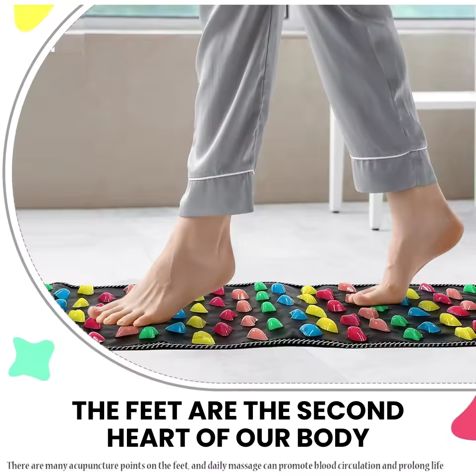 Fingerpressure Board Foot Foot Massage Pad Health Walk Foot Pressure Board Foot Massage Pad Relief Pain Relax Massage Pad