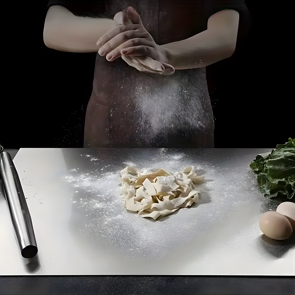Food Grade Stainless Steel Chopping Board 304 Cutting Board Non-slip Edge Suitable for Cutting Vegetables Pastries Kitchen Tools