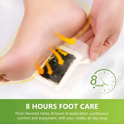 10-60PCS Foot Detox Patch Cleansing Toxins Natural Feet Care Sticker Relieve Stress Detoxification Help Sleep Keep Beauty Health