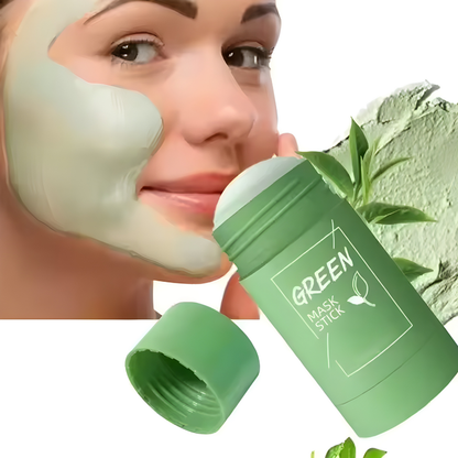 
Green Tea Eggplant Solid Mask Deep Cleansing Oil Control Balance Antioxidan Shrink Pores Remove Blackheads Refreshing Mud Mask