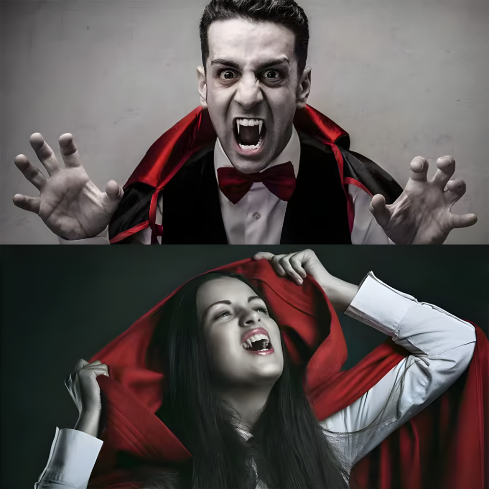 Halloween Decorations Vampire Teeth Dentures Halloween Cosplay Zombie Teeth Small Tiger Teeth Vampire Fangs Party Tooth Props