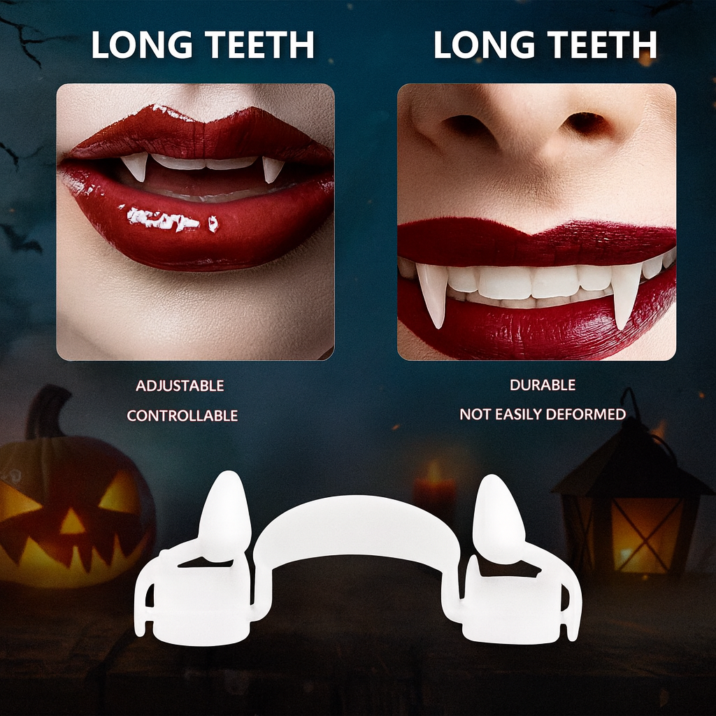 Halloween Decorations Vampire Teeth Dentures Halloween Cosplay Zombie Teeth Small Tiger Teeth Vampire Fangs Party Tooth Props