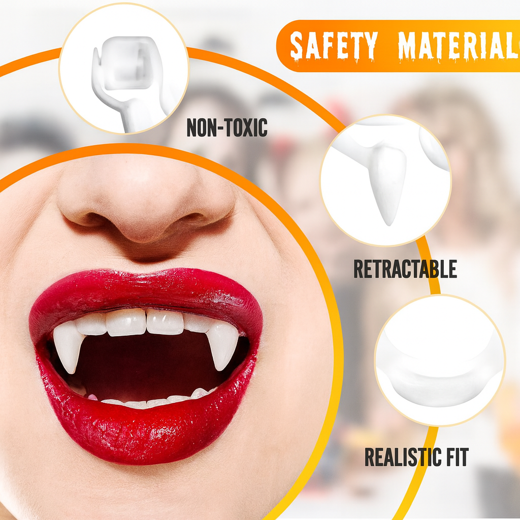 Halloween Decorations Vampire Teeth Dentures Halloween Cosplay Zombie Teeth Small Tiger Teeth Vampire Fangs Party Tooth Props