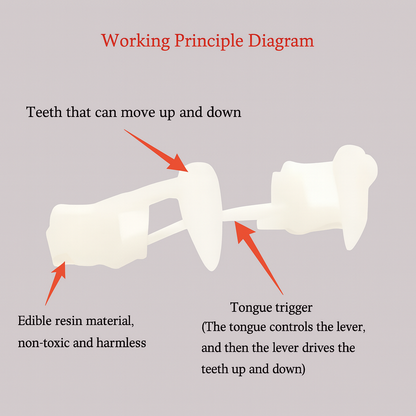 Halloween Decorations Vampire Teeth Dentures Halloween Cosplay Zombie Teeth Small Tiger Teeth Vampire Fangs Party Tooth Props