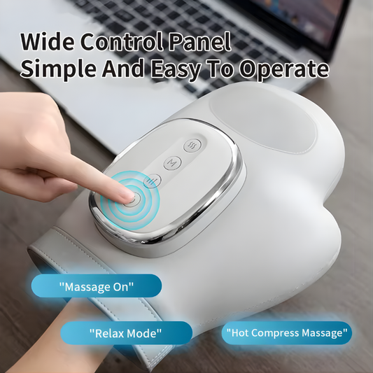 Hand Massager with Airbag Compression Finger Wrist Palm Massage Machine Vibration Glove for Hand Muscle Relax Gift for Men Women