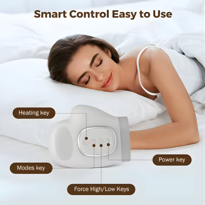 Hand Massager with Airbag Compression Finger Wrist Palm Massage Machine Vibration Glove for Hand Muscle Relax Gift for Men Women