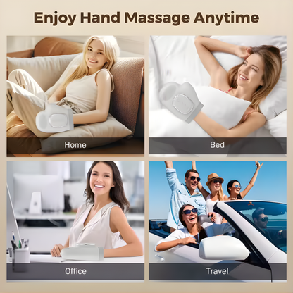 Hand Massager with Airbag Compression Finger Wrist Palm Massage Machine Vibration Glove for Hand Muscle Relax Gift for Men Women