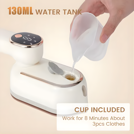 Handheld Portable Mini Steam Iron with Four Temperature Control High-Power Rotating Ironing Machine for Fabric Care