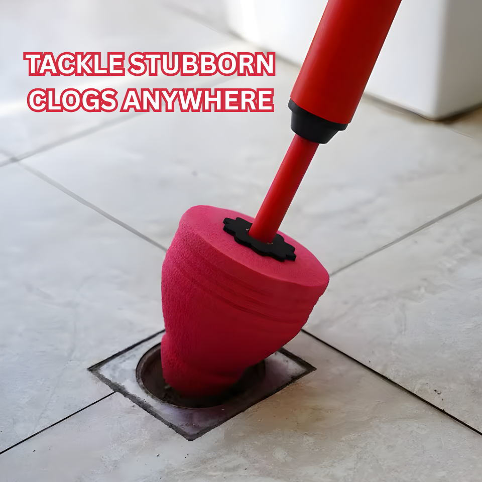 High Pressure Toilet Unblock One Shot Toilet Pipe Plunger Silicone Quickly Unblock Household Toilet Sewer Dredging Plunger