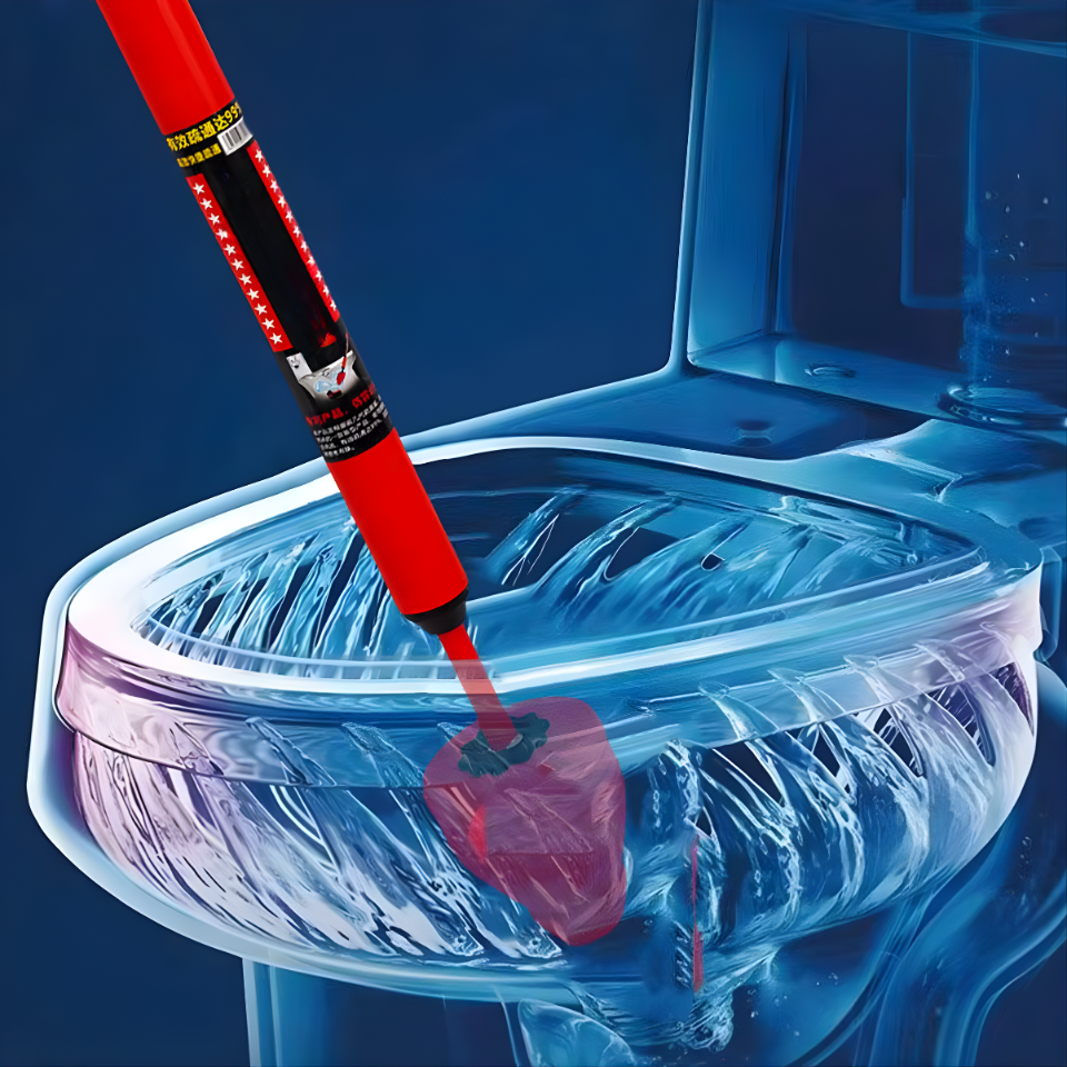 High Pressure Toilet Unblock One Shot Toilet Pipe Plunger Silicone Quickly Unblock Household Toilet Sewer Dredging Plunger
