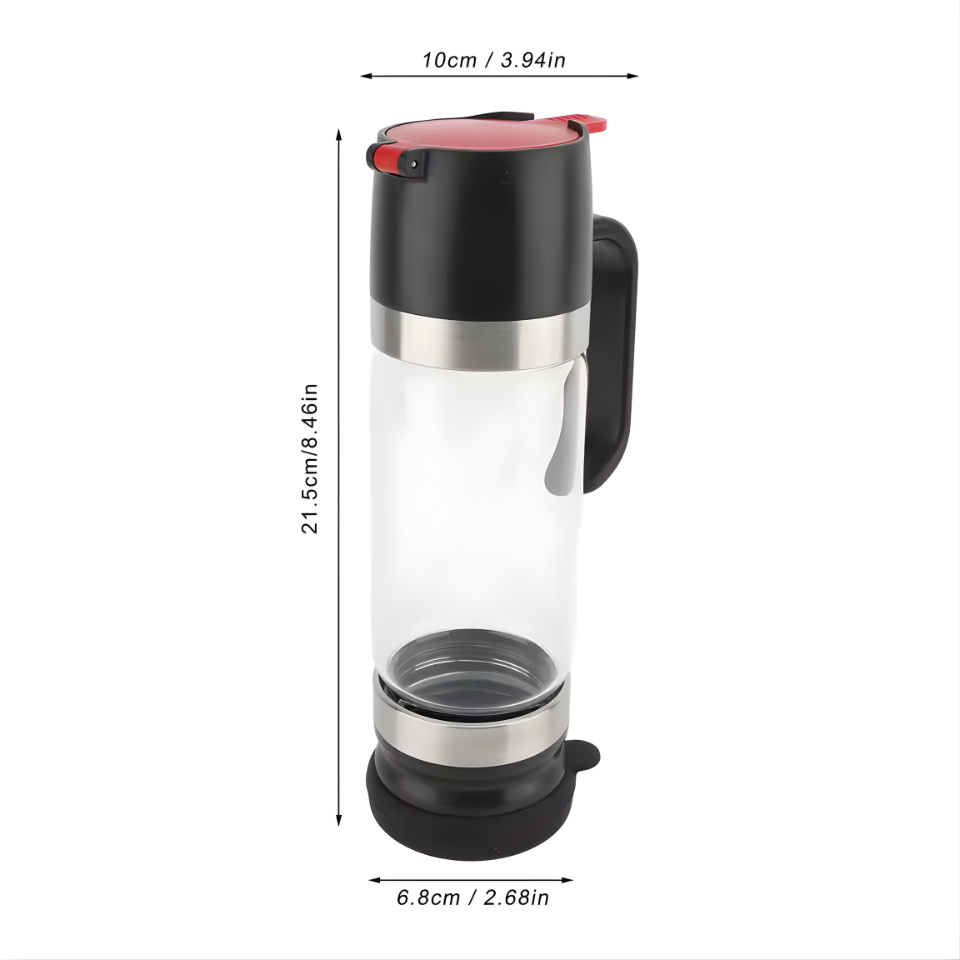 Honey Pot Anti Drip Syrup Dispenser Glass Honey Dispenser Pot 350ml Gentle Press Use Multipurpose Removable Top Cover for Home
