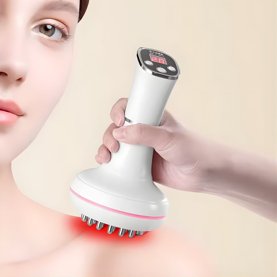 Household electric meridian brush leg abdomen shoulder and neck massager scraping instrument relax the muscles of the whole body