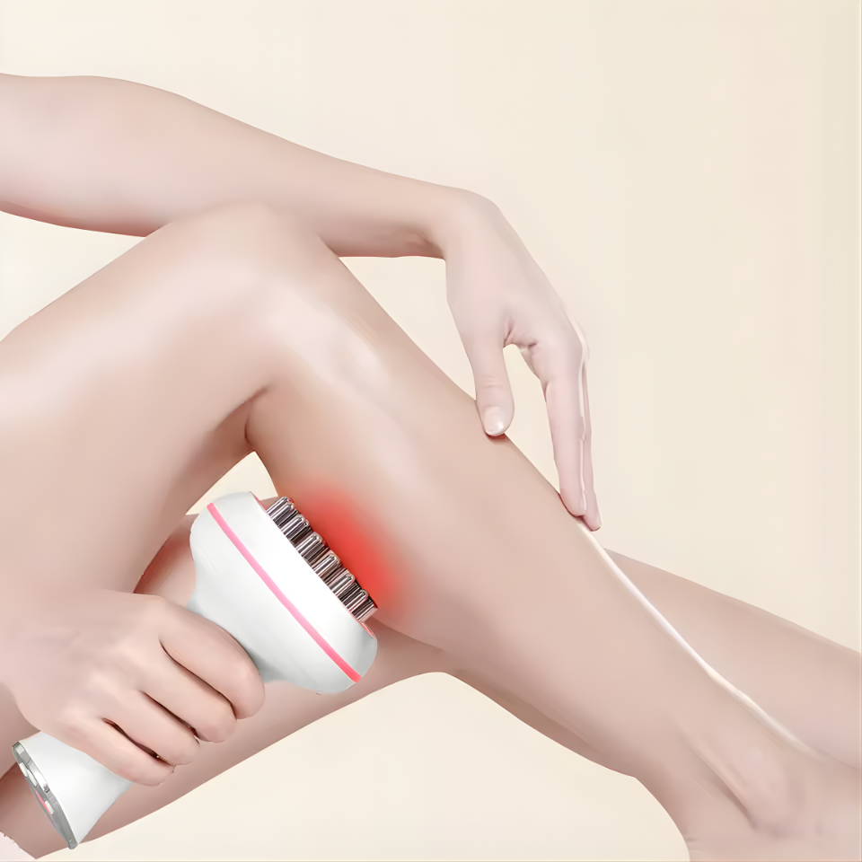 Household electric meridian brush leg abdomen shoulder and neck massager scraping instrument relax the muscles of the whole body